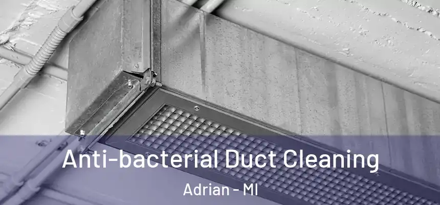  Anti-bacterial Duct Cleaning Adrian - MI