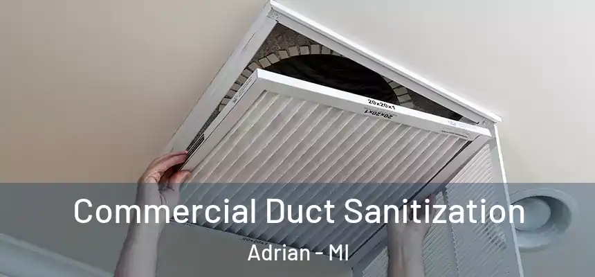 Commercial Duct Sanitization Adrian - MI