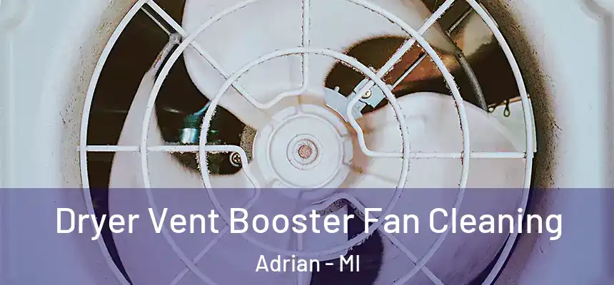  Dryer Vent Booster Fan Cleaning Adrian - MI